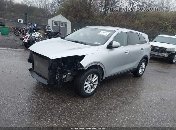 5XYPGDA57KG559246 2019 KIA SORENTO Silver 