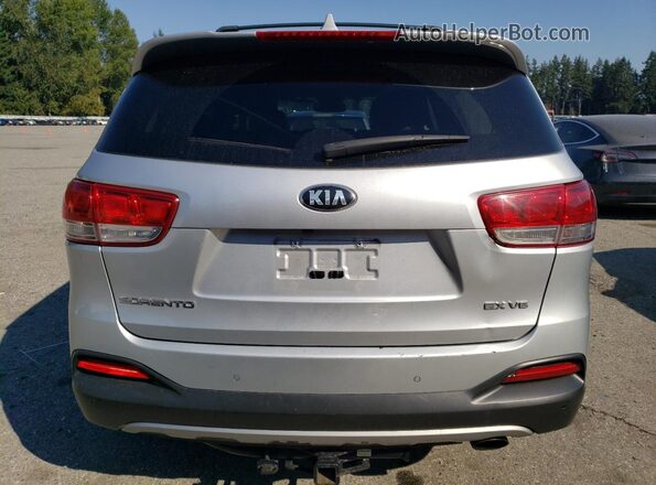 5XYPHDA5XHG309151 2017 KIA SORENTO Серебряный Вид сзади