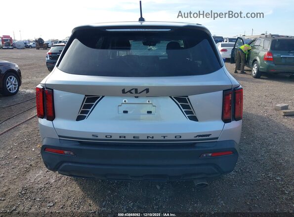 5XYRG4LCXNG083616 2022 KIA SORENTO Silver 