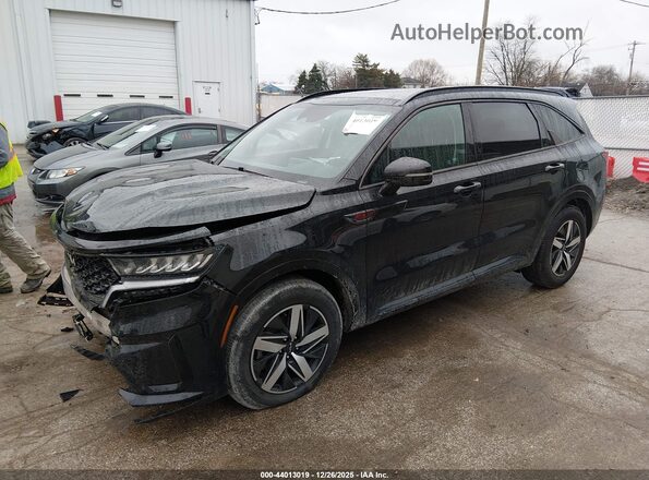 5XYRH4LF7NG144749 2022 KIA SORENTO Black Front left