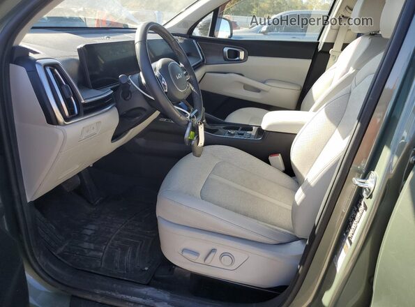 5XYRHDJF3RG265903 2024 KIA SORENTO Зеленый Вид салона спереди
