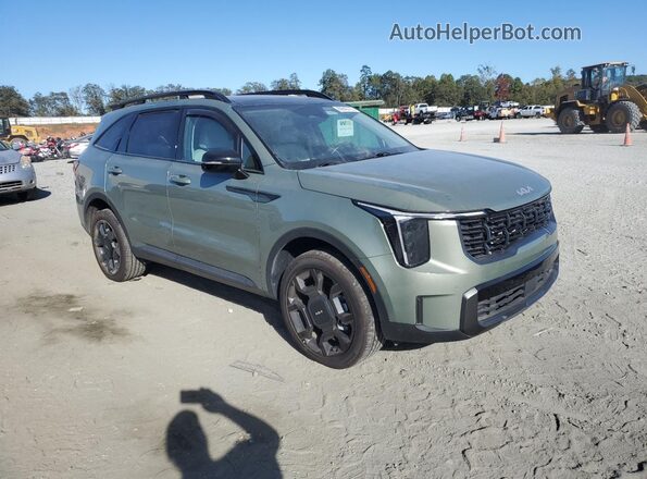 5XYRHDJF3RG265903 2024 KIA SORENTO Зеленый Передняя правая четверть