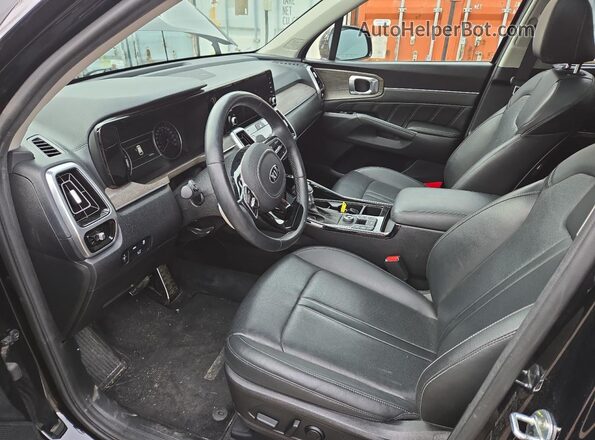 5XYRHDLF3MG063732 2021 KIA SORENTO Black Vista interior delantera