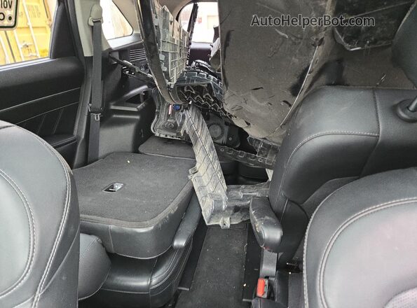 5XYRHDLF3MG063732 2021 KIA SORENTO Black Vista de los asientos traseros