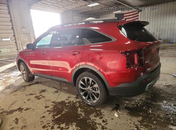 5XYRHDLFXNG112782 2022 KIA SORENTO Red Tył lewy