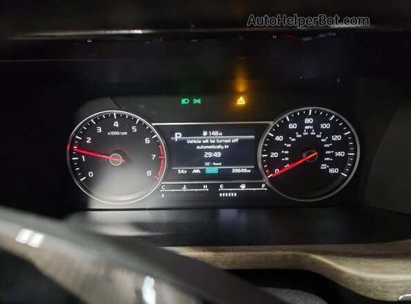 5XYRHDLFXNG112782 2022 KIA SORENTO Red Widok zestawu wskaźników