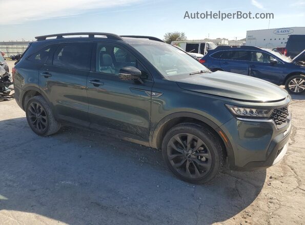 5XYRHDLFXNG153039 2022 KIA SORENTO Green Przód prawy