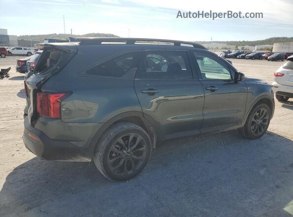 5XYRHDLFXNG153039 2022 KIA SORENTO Green Tył prawy