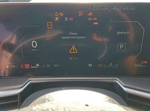 5XYRK4JF7RG276582 2024 KIA SORENTO White Вид щитка приладів
