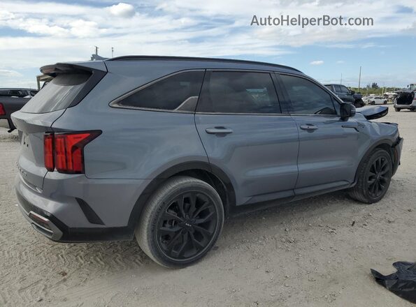 5XYRK4LF0NG148191 2022 KIA SORENTO Gray Հետևի աջ