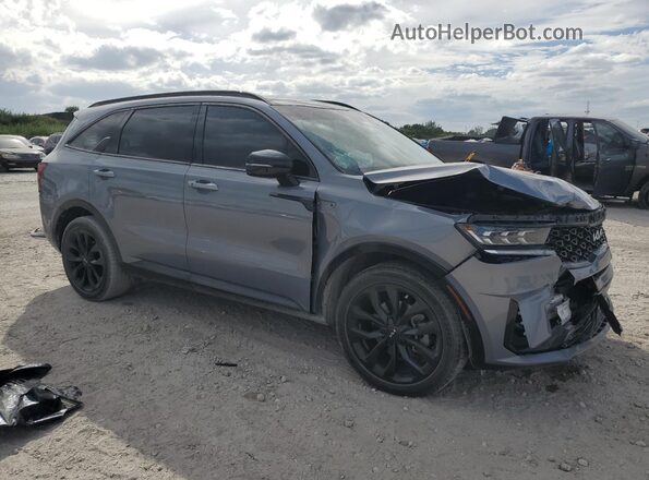 5XYRK4LF0NG148191 2022 KIA SORENTO Gray Առջևի աջ