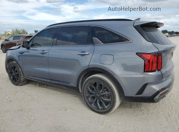 5XYRK4LF0NG148191 2022 KIA SORENTO Gray Հետևի ձախ