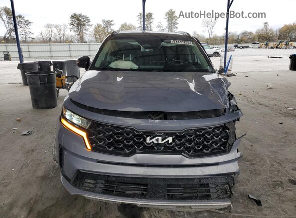 5XYRK4LF9NG083972 2022 KIA SORENTO Gray Widok z przodu