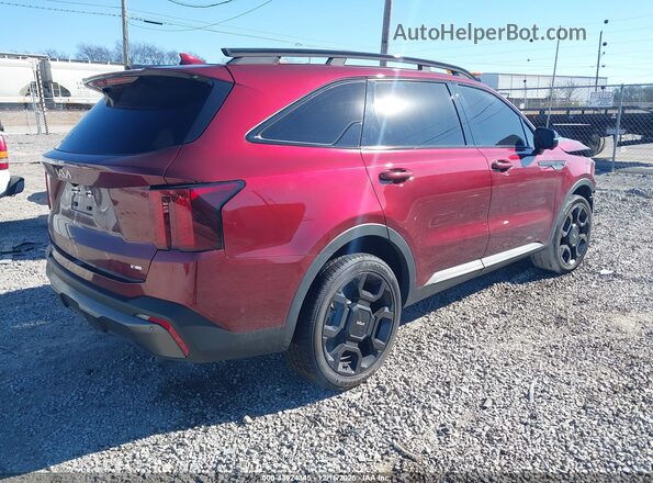 5XYRKDJF3RG266602 2024 KIA SORENTO Burgundy Tył prawy