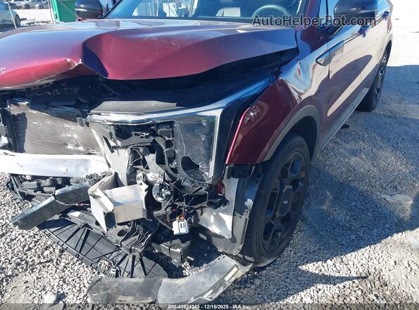 5XYRKDJF3RG266602 2024 KIA SORENTO Burgundy 