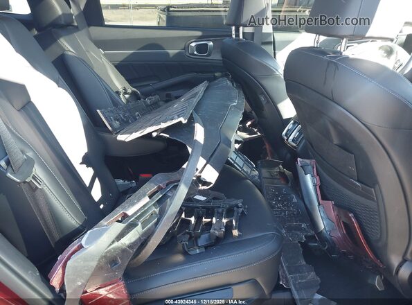 5XYRKDJF3RG266602 2024 KIA SORENTO Burgundy Widok zestawu wskaźników