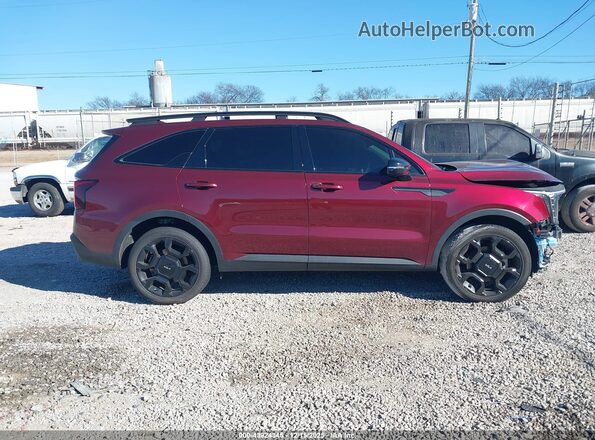 5XYRKDJF3RG266602 2024 KIA SORENTO Burgundy Widok wnętrza 360 stopni