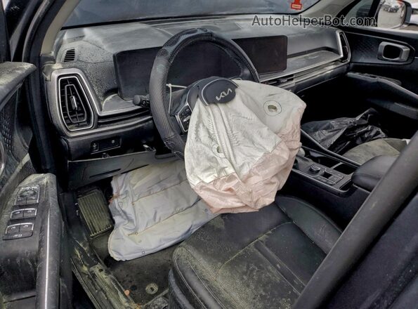 5XYRL4JC0RG291430 2024 KIA SORENTO Gray Առջևի վահանակի տեսք