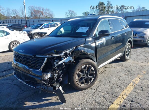 5XYRL4JC1RG257447 2024 KIA SORENTO Black Передня ліва чверть