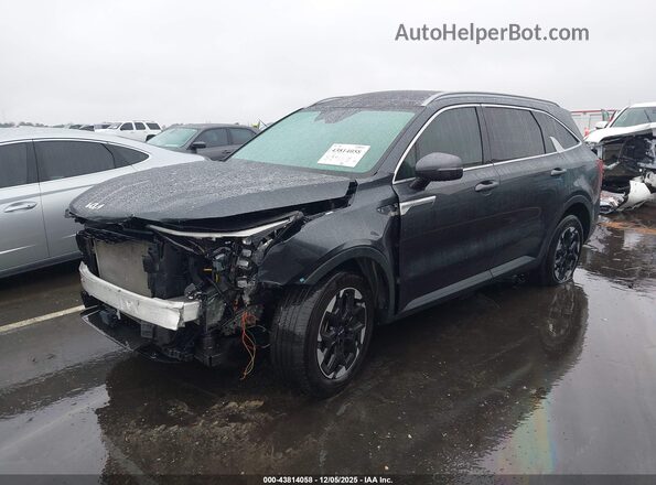 5XYRL4JC7RG269070 2024 KIA SORENTO Gray Առջևի ձախ երեք քառորդ տեսարան