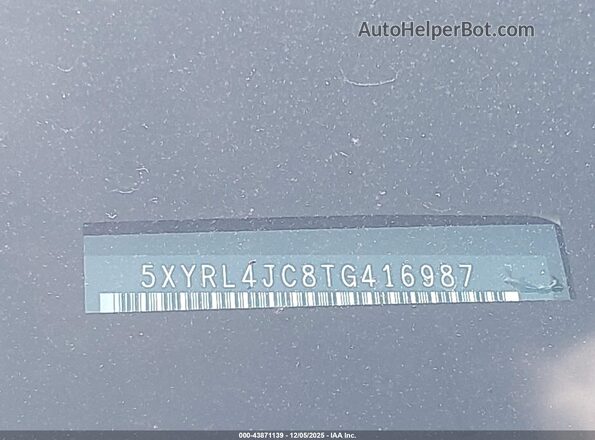 5XYRL4JC8TG416987 2026 KIA SORENTO White ძრავის განყოფილების ხედი