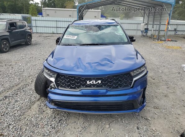 5XYRL4LC2NG125174 2022 KIA SORENTO Синий Вид спереди