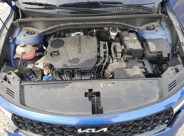 5XYRL4LC2NG125174 2022 KIA SORENTO Синий Вид подкапотного пространства