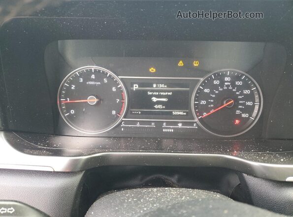 5XYRL4LC2NG125174 2022 KIA SORENTO Синий Вид щитка приборов
