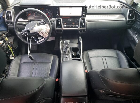 5XYRL4LC2NG125174 2022 KIA SORENTO Синий Вид панели приборов