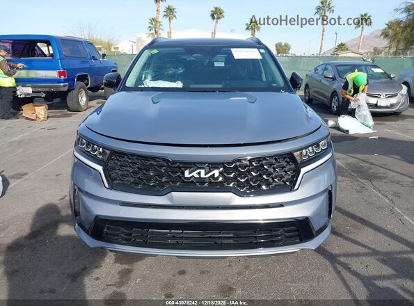 5XYRL4LC4PG249370 2023 KIA SORENTO Blue Vista del cuadro de instrumentos