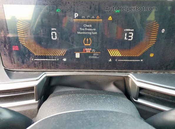 5XYRLDJC6RG283896 2024 KIA SORENTO Black Widok zestawu wskaźników