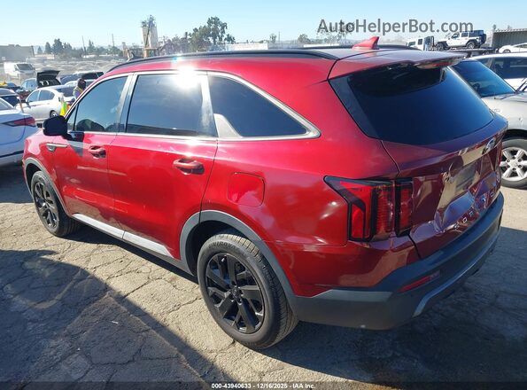 5XYRLDLC6MG004758 2021 KIA SORENTO Темно-бордовый 