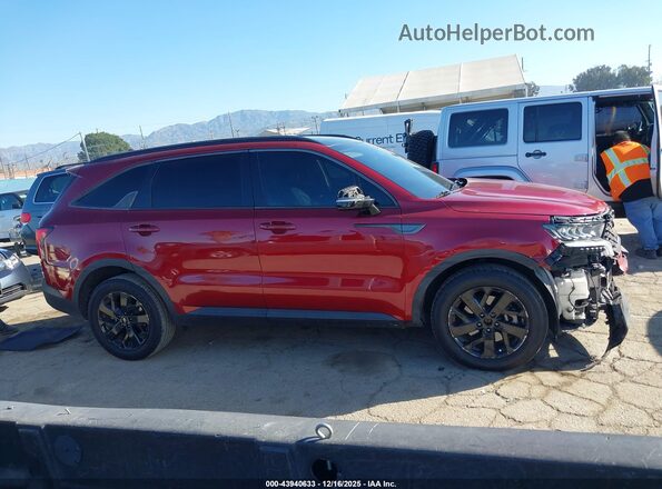 5XYRLDLC6MG004758 2021 KIA SORENTO Темно-бордовый 