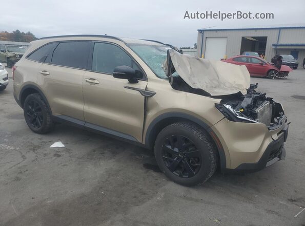 5XYRLDLC8MG018063 2021 KIA SORENTO Beige Delantero derecho