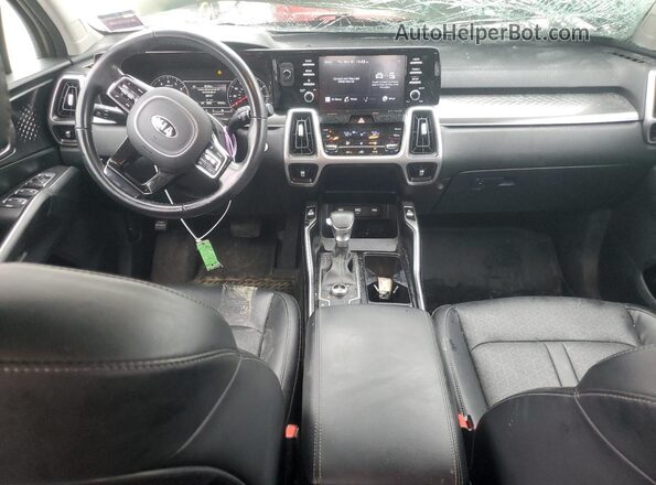 5XYRLDLC8MG018063 2021 KIA SORENTO Beige Vista del salpicadero