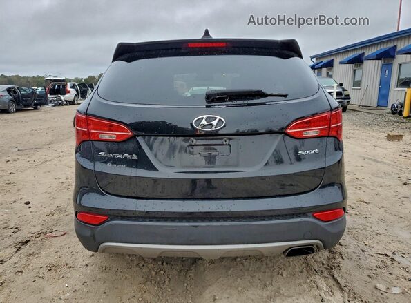 5XYZT3LB2GG354216 2016 HYUNDAI SANTA Black Вид ззаду