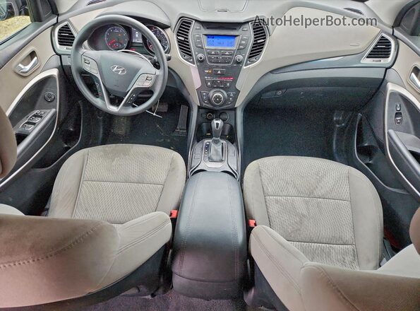 5XYZT3LB2GG354216 2016 HYUNDAI SANTA Black Вид панелі приладів