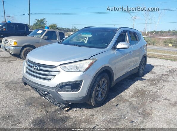 5XYZU3LB4GG372245 2016 HYUNDAI SANTA FE SPORT Silver Vista tres cuartos delantera izquierda