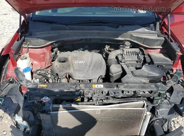 5XYZU3LB7GG355617 2016 HYUNDAI SANTA Red Շարժիչի բաժամունքի տեսք