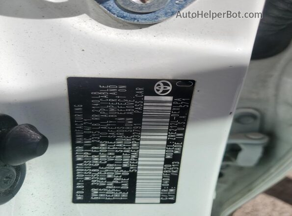 5YFEPMAE0MP232791 2021 TOYOTA LL White Engine compartment view