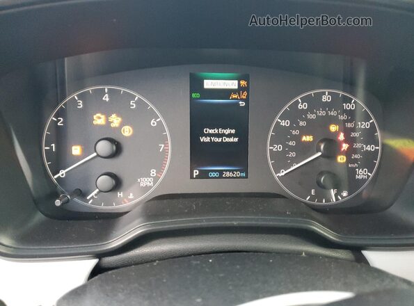 5YFS4MCE1PP147827 2023 TOYOTA LL Silver Instrument cluster view