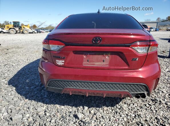 5YFS4MCE3NP129004 2022 TOYOTA LL Red Вид ззаду