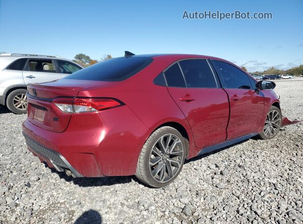 5YFS4MCE3NP129004 2022 TOYOTA LL Red Задня права чверть