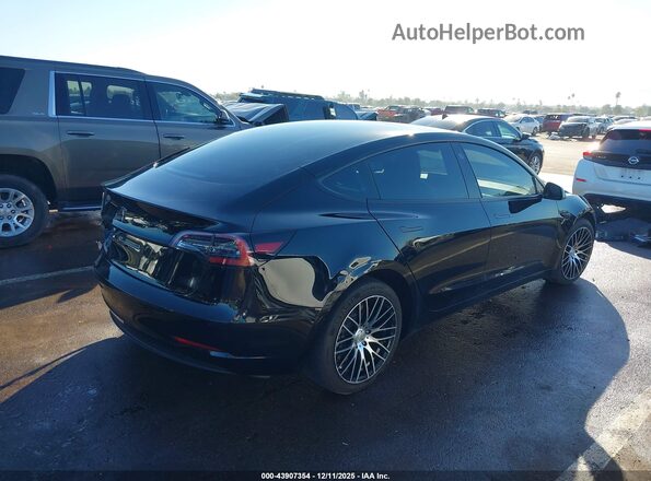 5YJ3E1EA6NF371663 2022 TESLA MODEL 3 Black Rear right