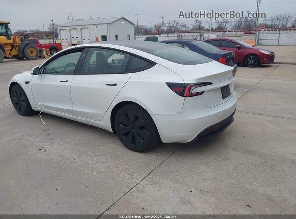 5YJ3E1EA9RF718652 2024 TESLA MODEL 3 White Հետևի ձախ