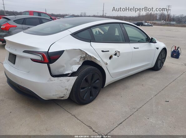5YJ3E1EA9RF718652 2024 TESLA MODEL 3 White Սալոնի դիմացի տեսք