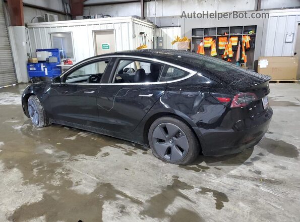 5YJ3E1EB0JF093992 2018 TESLA MODEL Black უკანა მარცხენა