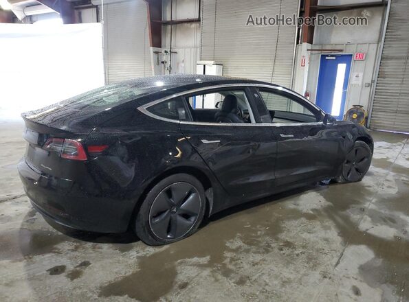 5YJ3E1EB0JF093992 2018 TESLA MODEL Black უკანა მარჯვენა