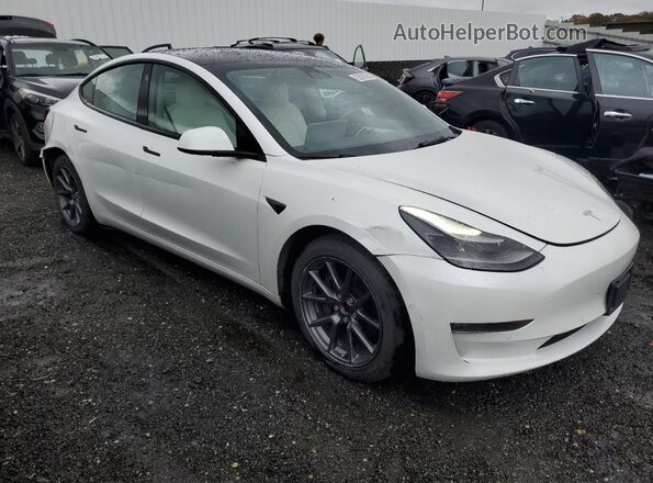5YJ3E1EB2NF115254 2022 TESLA MODEL White Առջևի աջ