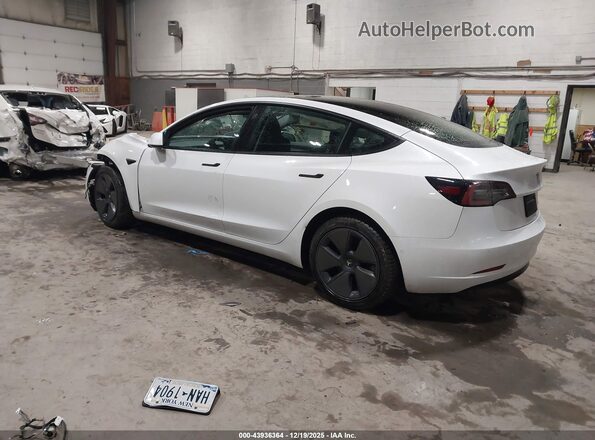 5YJ3E1EB3NF360810 2022 TESLA MODEL 3 White Հետևի ձախ